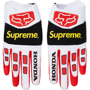 新品 19AW Supreme x Honda x Fox Racing Gloves Sサイズ ホンダ フォックス レーシング グローブ 手袋 Red モトクロス ダートバイク