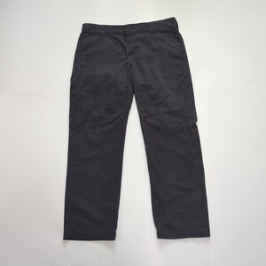 ☆ Dickies ディッキーズ ワークパンツ ブラック パンツW36 ボトムス 黒 チノパン 大きめ　作業着　アメカジ　スラックス　ヒップホップ