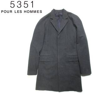 5351 POUR LES HOMMES プールオム チェスターコート