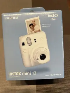 新品未開封　インタックスミニinstax mini 12 CLAY WHITE