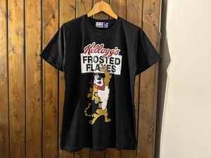 新品●ケロッグ　トニー・ザ・タイガー　ビンテージスタイル　Tシャツ［L］●コーンフレーク/TONY THE TIGER