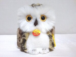 steiffシュタイフ/ ビンテージ・フクロウのウィッティ /13㎝・ID完品