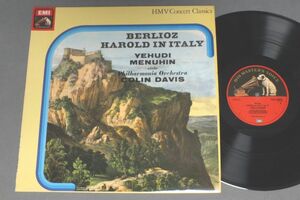 ●米LP MENUHIN-DAVIS/BERLIOZ HAROLD IN ITALY●