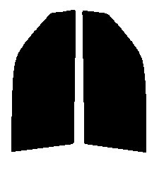 ダークスモーク　１３％　2層構造フィルム　運転席・助手席　Z　PA1　カット済みカーフィルム　