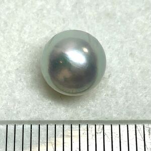 1円〜!!◯アコヤ本真珠3.8ct◯n 約8.0×8.0mm ルース 裸石 宝石 pearl 淡水 片穴 CA0/CA0◎ w4 80