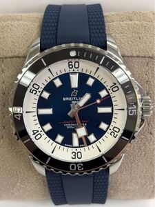 極美品 ブライトリング A17376 スーパーオーシャン オートマチック44 メンズ SS 腕時計 自動巻き BREITLING Super Ocean