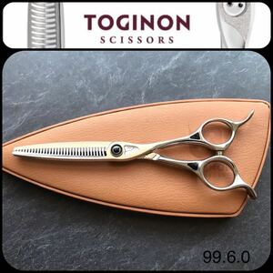 【極美品&研ぎ済】トギノン TOGINON thinning scissors【6.0inch 】カット率20% シザー/美容師/ハサミ/人気/安い/プロ用/トリミングシザー