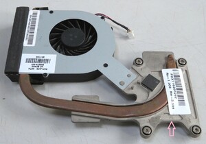 CPUクーラー　HP Probook4525s取外し品　HP SPARE 598676-001　動作確認済