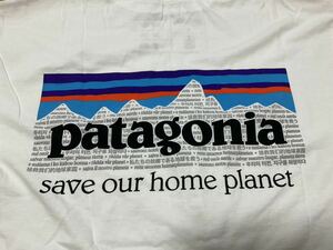 新品 Sサイズ Patagonia Tシャツ　白　P-6 Logo ロゴ　パタゴニア レギュラーフィット