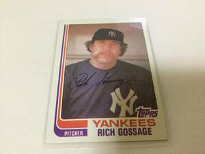 82 Topps グース ゴセージ Gossage #770 HOF