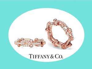 ★TIFFANY★￥201万☆ハードウェア パヴェダイヤ 1.32ct＆18Kローズゴールドリング