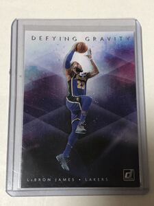 2019-20 Panini Donruss - Defying Gravity #2 - LeBron James b4