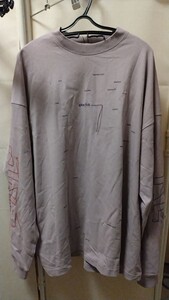 堂本剛　ENDRECHERI　ZOZO　 長袖 Tシャツ　未使用　パープル