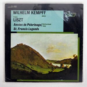 米 WILHELM KEMPFF/LISZT:ANNES DE PLERINAGE / ST.FRANCIS LEGENDS/TURNABOUT TVS34385 LP