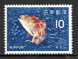 切手 魚介シリーズ まだい