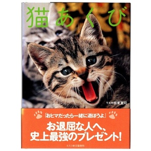 本 書籍 「猫あくび」 坂東寛司著・写真 文藝春秋/ネスコ ハードカバー 帯付 ネコ写真集 猫写真集