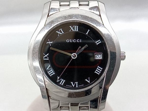 【GUCCI】 5500M クォーツ サファイアガラス グッチ WR 腕時計 中古 R6年11月電池交換済み