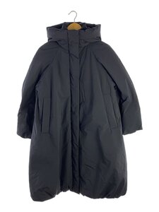 CLANE◆BALLOON HOODIE LONG DOWN COAT/1/ポリエステル/BLU/15101-0092