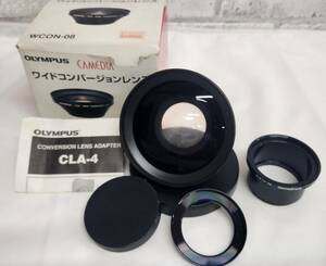 OLYMPUS オリンパス ワイドコンバージョンレンズ WCON-08 CAMEDIA アダプタ CLA-4