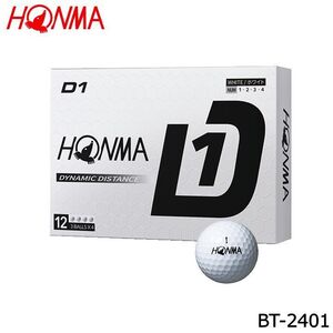 本間ゴルフ BT2401 D1ボール 1ダース(12個入り) ホワイト ゴルフボール HONMA ホンマ 日本正規品 即納