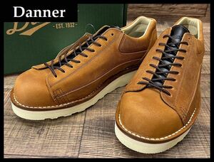 送無 新品 Danner ダナー D314110 ROCKFORD ロックフォード 本革 レザー ローカット ブーツ シューズ ステッチダウン製法 キャメル 26.0 ①