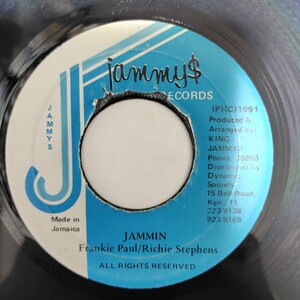 FRANKIE PAUL ＆ RICHIE STEPHENS／JAMMIN アナログ盤7インチシングルレコード