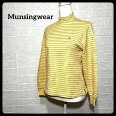 美品　Munsingwear マンシングウェア　レディース　ゴルフ　ピンスト　春