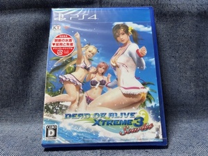 PS4☆DEAD OR ALIVE Xtreme 3 Scarlet デッドオアアライブ☆新品・未開封品・即決有