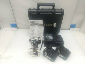 【中古品】★HiKOKI(ハイコーキ) 36vコードレスインパクトドライバ ホワイト&ゴールド(フルセット) WH36DA(2XP)(SG)　ITT2HSMYPR1O