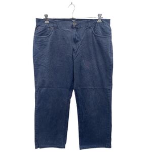 TOMMY HILFIGER チノパンツ W38 トミーヒルフィガー コットン ビッグサイズ ネイビー 古着卸 アメリカ仕入 2311-652