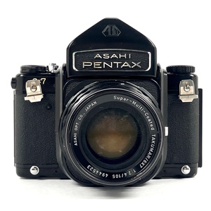 ペンタックス PENTAX 6X7＋SMC TAKUMAR 6x7 105mm F2.4［ジャンク品］ 中判カメラ 【中古】