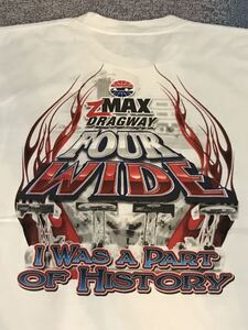 Zmax Dragway Tシャツ ドラッグレース　レーシング　アメリカ　USA レース　ホットロッド　ロカビリー　ストリート　スケート