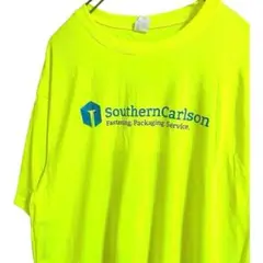 【訳あり】Southern Garlson Tシャツ デカロゴ　イエロー　XL