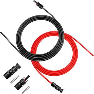 10M WBGADAM MC4 ケーブル 10m 4sq ソーラー延長ケーブル 12AWG 太陽光パネル用 ソーラーパネル 太陽光