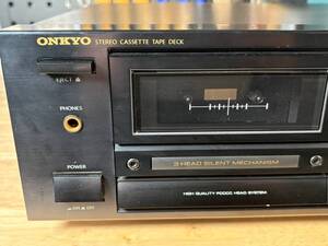 【動作良好】希少 ONKYO Integra K-701 Stereo Cassette Tape Deck オンキヨーカセットデッキ