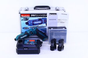 ●makita マキタ TD022D 充電式ペンインパクトドライバ 締付 ネジ締め バッテリー2個+充電器付き 動作OK【10902420】