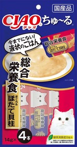 いなばペットフード CIAO ちゅ～る 総合栄養食 まぐろ＆ほたて貝柱 14g×4本 SC-159