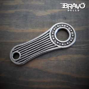 米国製 ベルハンガー Bravo Bells 星条旗 [Stars and Stripes Bell Hanger] Made in USA バイク アクセサリー ガーディアンベル ステー