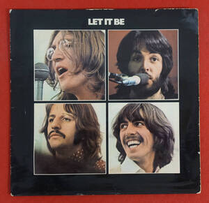 UK Original 初回 APPLE PCS 7096 LET IT BE / The Beatles 最初のMAT: 2U/2U+Red APPLE