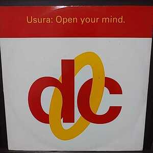 12inch UK盤/USURA OPEN YOUR MIND