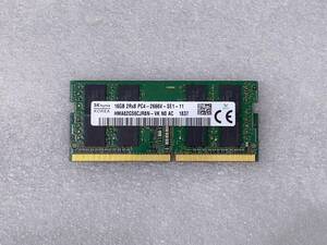 SK hynix HMA82GS6CJR8N-VK エスケイハイニックス ノートパソコン用メモリ 16GB 1枚 2Rx8 PC4-2666V クリックポスト対応