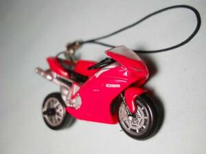 携帯ストラップ ドゥカティ 1098 DUCATI マスコット アクセサリー ドカッティ スーパーバイク キーホルダー