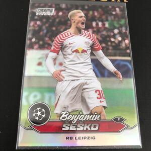 【2023-24 Topps stadium Chrome】BENJAMIN SESKO RB LEIPZIG REFRACTOR