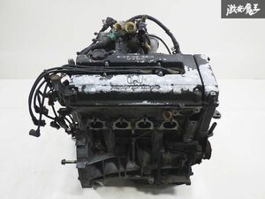 【実動外し】ホンダ 純正 EF9 シビック B16A VTEC エンジン 本体 ブロック ヘッド カムカバー インマニ クランク オルタ 約10万Km 棚26-1