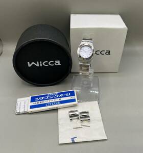 CITIZEN シチズン　wicca ウィッカ　1032-L20085　電池未交換(現状不動)　ベルトコマあり　クォーツ　L6138