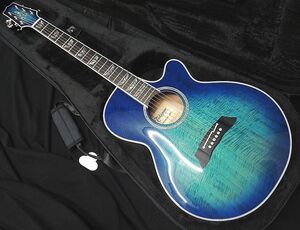 Takamine FPT181AC SBB タカミネ シースルーブルーバースト アコースティックギター エレアコギター アーチトップ/バック