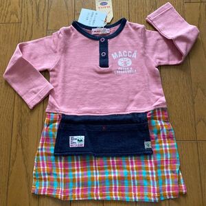 SALE 新品　マッカ　長袖Ｔシャツ　90 ピンク　ミキハウス