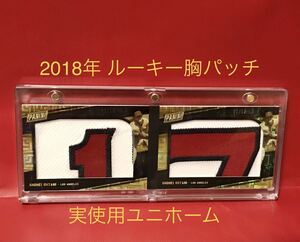 ☆2018年実使用ユニホーム☆大谷翔平選手 胸番号17 パッチ ジャージー ルーキーカード ohtani shohei patch/直筆サインauto MVP WBC以外