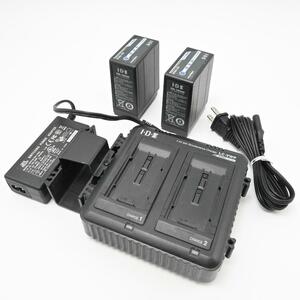 LC-VWP+SSL-VBG50　Panasonic　業務用ビデオカメラ用　大容量バッテリー　充電器　パナソニック