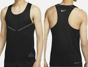 最後 XL ナイキ DRI-FIT ADV ラン ディビジョン タンクトップ @10450円 検 ランニング シングレット エアロスイフト同等 ブラック/黒 2L/LL